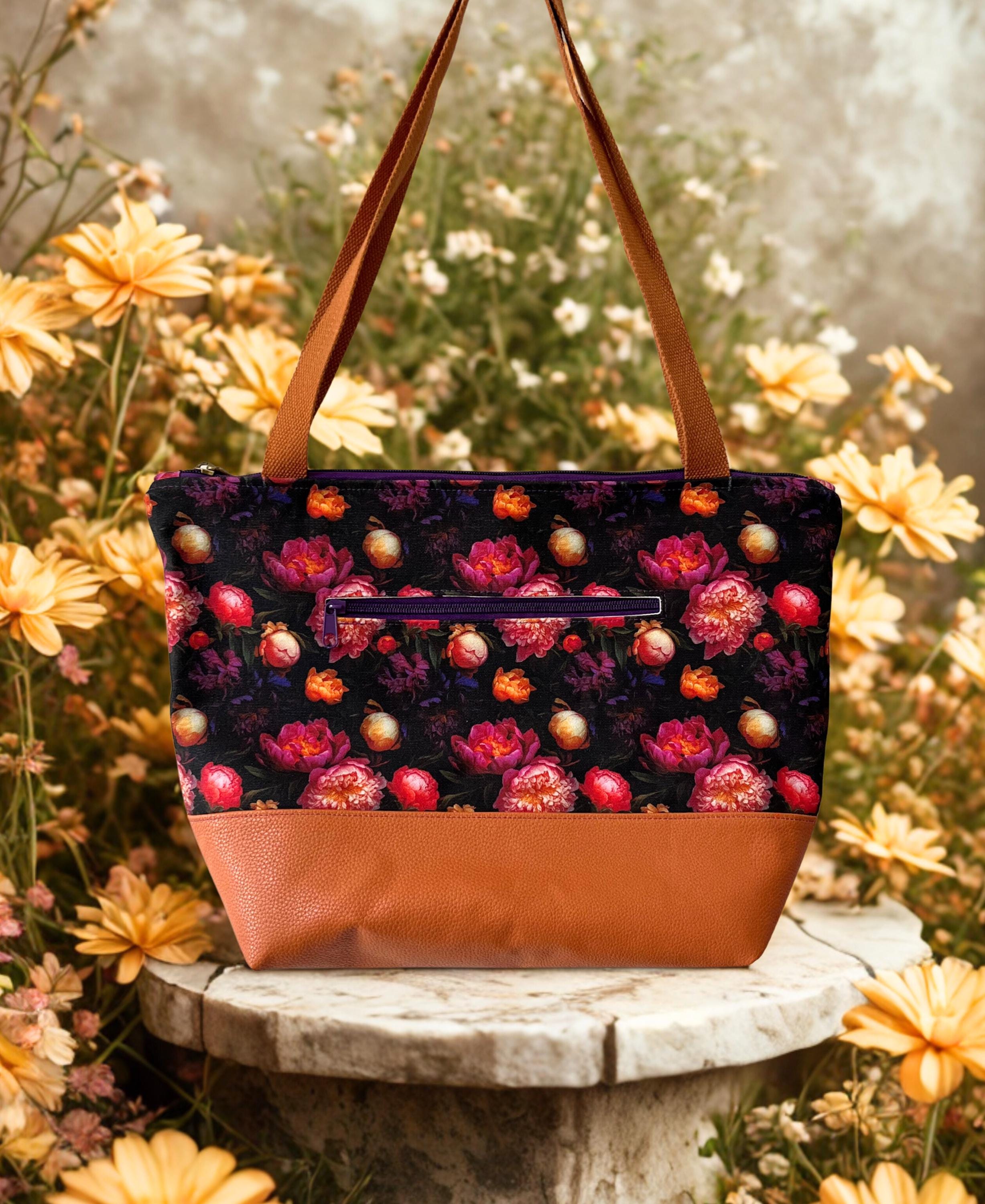 Very pretty Tote bag with lots of room.