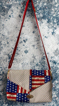 American Flag Crossbody Bag, Patriotic Purse